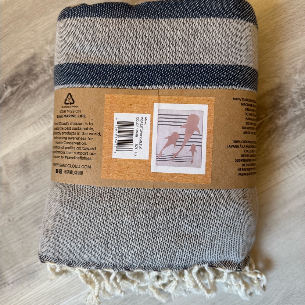 Sand Cloud Beach Towel Color Mako NWT
51 x 67 inches
Size: Large - Picture 5 of 6